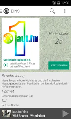 laut.fm android App screenshot 13