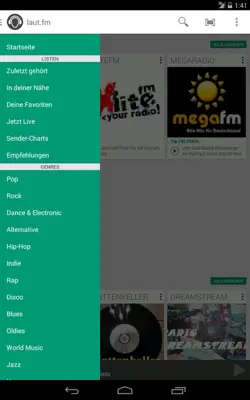 laut.fm android App screenshot 2